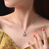 2 Carat D coloer Asscher Cut Lab-Grown Diamond Pendant | Perfect Gift For Her