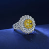 Discover our 6-carat Cushion-cut Daisy Flower diamond ring, featuring a stunning halo design. Perfect for weddings, anniversaries, and special moments.