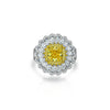Discover our 6-carat Cushion-cut Daisy Flower diamond ring, featuring a stunning halo design. Perfect for weddings, anniversaries, and special moments.