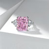 10 Carat Vivid Pink Brillant Cut Diamond Anniversary Ring |Three Stone Ring