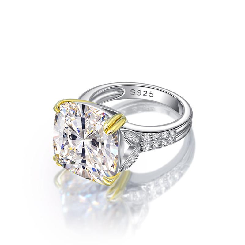 12-carat cushion-cut D color diamond ring with a solitaire halo design, ideal for luxury engagement and timeless elegance.