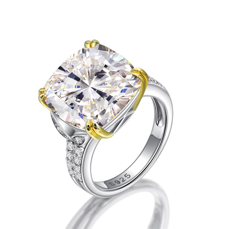 12-carat cushion-cut D color diamond ring with a solitaire halo design, ideal for luxury engagement and timeless elegance.