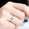1 Carat Round Brillant Cut D Color Lab-Grown Diamond Ring