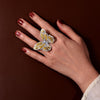 20+ Carat Canary Yellow Butterfly Lab-Grown Diamond Cocktail Ring