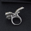 20+ Carat Canary Yellow Butterfly Lab-Grown Diamond Cocktail Ring