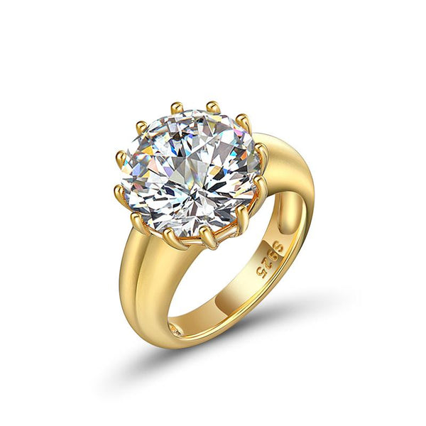 2-carat brilliant round D color diamond solitaire ring with minimalist design, ideal for luxury engagements and timeless elegance.