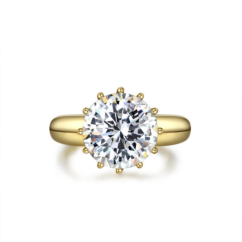 2-carat brilliant round D color diamond solitaire ring with minimalist design, ideal for luxury engagements and timeless elegance.