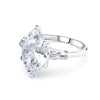 2 Carat D Color Brilliant Cut Diamond Ring with Luxury Halo Design