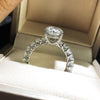 2 Carat Eternity Ring Lab-Grown Diamond Four Prong Solitaire Best Engagement Ring