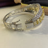 30+ Carat Princess Cut Vivid Yellow Diamond Bracelet Featuring Pavé-Set | Luxury Statement Jewelry