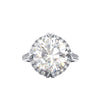 3 Carat Brillant Lab-Grown Diamond Engagement Halo Ring