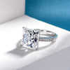 3-carat princess cut D-color diamond solitaire engagement ring with luxurious design, perfect for timeless elegance and special moments.