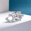 3-carat princess cut D-color diamond solitaire engagement ring with luxurious design, perfect for timeless elegance and special moments.