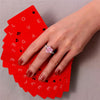 3 Carat Vivid Pink Heart Shape Diamond Simulant Cocktail Ring| Best Three Stone Anniversary Ring