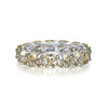 4 Carat Eternity Vivid Yellow Lab-Grown Diamond Brilliant Cut Ring | Best Wedding Ring. A minimalist eternity design perfect for luxurious engagements.