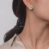 5 Carat Canary Yellow Cushion Cut Lab-Grown Diamond Earring | Brilliant Anniversary Gift