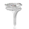 5 Carat D Color Engagement Pear-Shaped Lab-Grown Diamond Ring