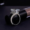 5 Carat D Color Engagement Pear-Shaped Lab-Grown Diamond Ring