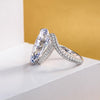 5 Carat D Color Engagement Pear-Shaped Lab-Grown Diamond Ring