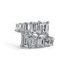 5 Carat Toi Et Moi Lab-Grown Diamond Baguette Cut Eternity Ring, Super Luxury Et Moi Engagement Ring