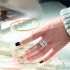5 Carat Toi Et Moi Lab-Grown Diamond Baguette Cut Eternity Ring, Super Luxury Et Moi Engagement Ring