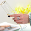 5 Carat Toi Et Moi Lab-Grown Diamond Baguette Cut Eternity Ring, Super Luxury Et Moi Engagement Ring