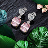 6 Carat Cushion Canary Yellow Diamond Earrings
