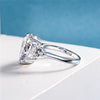 6-carat D color brilliant pear-cut diamond ring with a three-stone design, perfect for weddings and engagements, crafted for ultimate luxury.