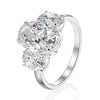 2-carat D color diamond wedding ring set with luxury halo design, perfect for engagement and wedding jewelry.