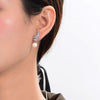 Mother of Pearl Feather Style Dangle Earring, Best Luxurious Design For Her