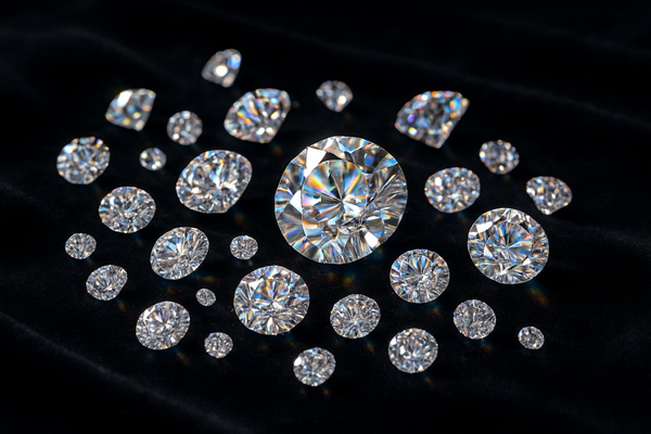 many diamond together